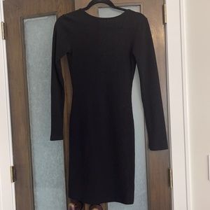 Aritzia black sweater dress size M